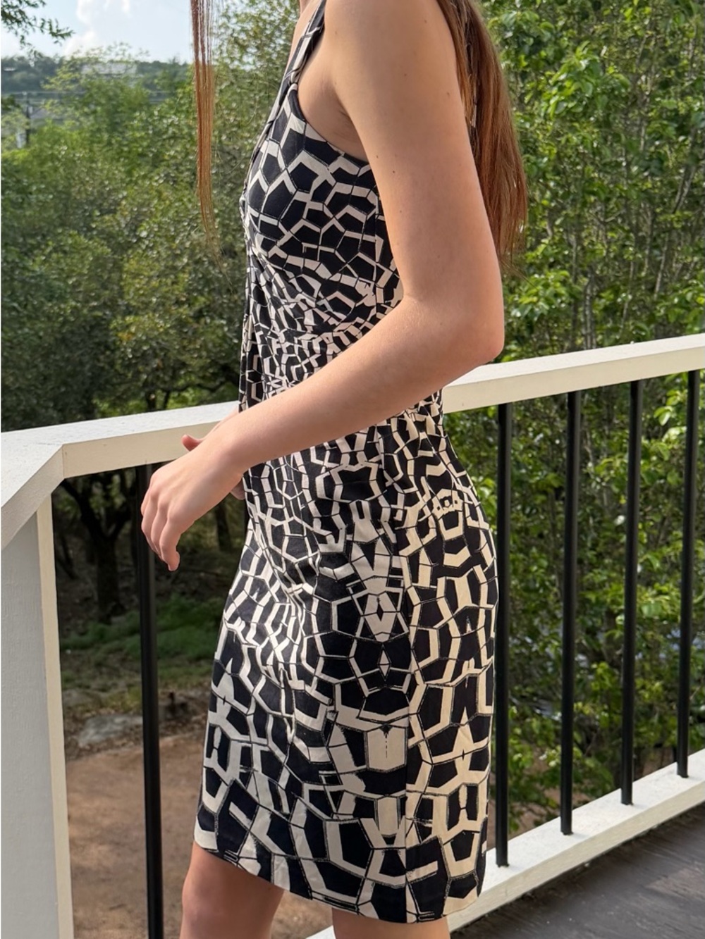Diane Von Furstenberg Geometric print dress - Picture 15 of 15